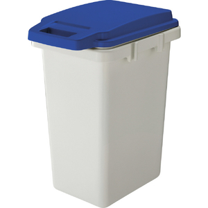 トラスコ 連結ワンハンドパッキンペール ７０Ｌ ブルー TRUSCO 連結ワンハンドル付ペール（パッキン付） TRHPP-70-B-イメージ1