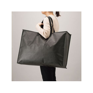 ヘイコー 手提げ袋 Fバッグ チャック付3L 黒 5枚 FC163SE-008739406-イメージ4