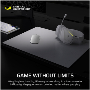 コルセア CORSAIR MM Glass 大型高精度ゲーミングマウスパッド グレイ CHR-9460001-WW-イメージ7