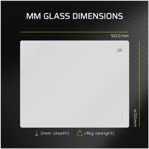 コルセア CORSAIR MM Glass 大型高精度ゲーミングマウスパッド グレイ CHR-9460001-WW-イメージ8