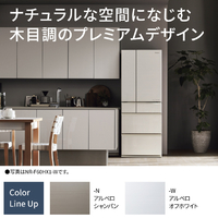 パナソニック NR-F53HX1-N 525L 6ドア冷蔵庫 アルベロシャンパン