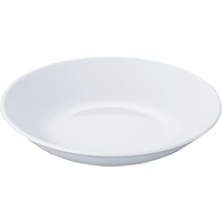 エンテック 深丸皿20cm 白 FC72740-SP-115W