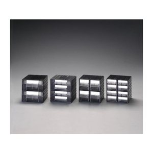 エスコ 連結収納 引出し式 225×225×225mm 2列2段 FCY0859-EA957CA-3-イメージ1