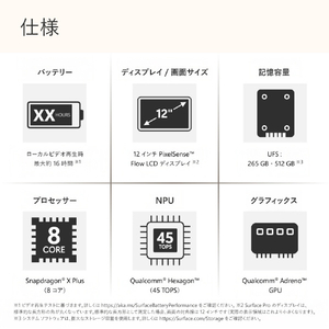 マイクロソフト Surface Pro 12インチ(Snapdragon X Plus/16GB/512GB) オーシャン グリーン EP2-27779-イメージ20