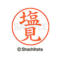 シヤチハタ ネームペン用ネーム シルバー 既製 塩見 FC47034-X-GPS-1263