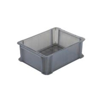 トラスコ中山 TRUSCO　スケルトンカラーコンテナ　スケルコン　9L　透明ブラックー TSK-910BK