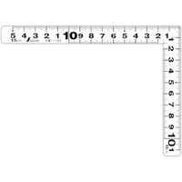 シンワ◆取引終了◆ シンワ/曲尺平ぴた ホワイト 15×11cm 表裏同目 11189 FC358UD-5661898