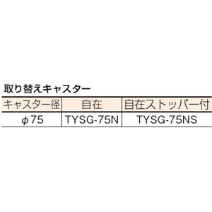 トラスコ中山 アルミカート 内寸534×370 150534×37014775 FC219HY-3290077-イメージ2