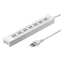 サンワサプライ 電源タップ(2P・7個口・5m) TAP-F27-5Z