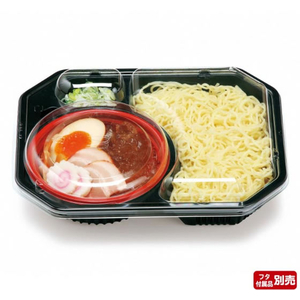 リスパック 冷麺容器 バイオデリカ つけ麺 本体 黒 リスパック 50枚 FCG777V-00755133-イメージ2