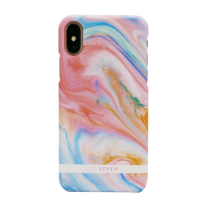 SO SEVEN iPhone XS/X用ケース CARRARE MARBLE ピンク SS11705I8-イメージ1