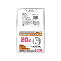日本技研 メガバッグス 半透明 20L 30枚入 FC195TB-ME-23H