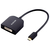 エレコム 変換アダプタ (Type-C to DVI) 0．15m ブラック AD-CDVIBK-イメージ1