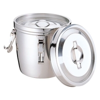 エムテートリマツ MT/18-8 二重汁食缶 クリップ付 両手式 6L FCK8982-012316001