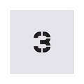 アイマーク ステンシル 3 文字サイズ50×40mm FC138JA-4341210