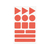 ヤマト リフレクターシール ネオンオレンジ 13片 FCV1396-REF-NOR-イメージ2
