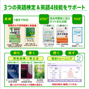 カシオ 電子辞書 高校生スタンダードモデル(230コンテンツ収録) EX-word ブルー XD-SX4820BU-イメージ12
