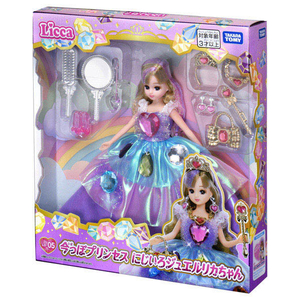 タカラトミー リカちゃん LD-05 今っぽプリンセス にじいろジュエルリカちゃん リカちゃん LD05ｲﾏﾂﾎﾟﾌﾟﾘﾝｾｽﾆｼﾞｼﾞﾕｴﾙﾘｶ-イメージ4