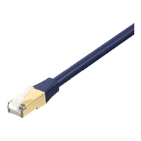 バッファロー Cat8 LANケーブル(5m) ブルー BSLS8NU50BL