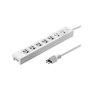 サンワサプライ 電源タップ(7個口・3P・3m) TAP-F37-3KR-イメージ1