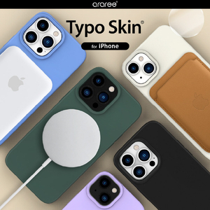 araree iPhone 14 Pro Max用MagSafe対応シリコンケース TYPOSKIN ブラック AR24706I14PMBK-イメージ2