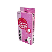 ダンロップホームプロダクツ ダンロップ/ビニール極うす手袋 パウダーフリー 50枚入 Mサイズ FC654MM