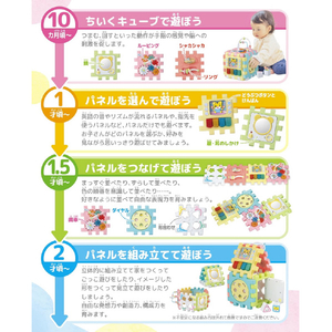 ハピネット しまじろう パネルでちいくキューブ ｼﾏｼﾞﾛｳﾊﾟﾈﾙﾃﾞﾁｲｸｷﾕ-ﾌﾞ-イメージ9