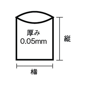 住化積水フィルム 90型ポリ袋 半透明 Wー90 FC883JW-0019887-イメージ3