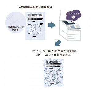 サンワサプライ マルチタイプコピー偽造防止用紙(A4・200枚入り) JP-MTCBA4N-200-イメージ3