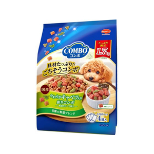 日本ペットフード コンボ ドッグ やわらかキャベツ入り 1.7kg FC177RK-イメージ1