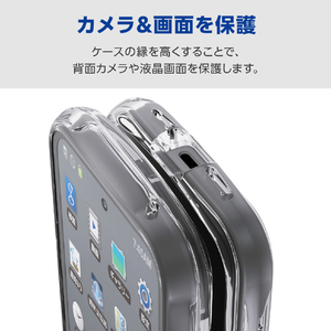 エレコム Google Pixel 10a用Grippy ハイブリッドケース オールクリア 極限 クリア PM-P261GRPAKCR-イメージ7