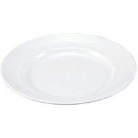 エンテック 平皿リム型8吋 200 (白) FC72742-NO.26AW