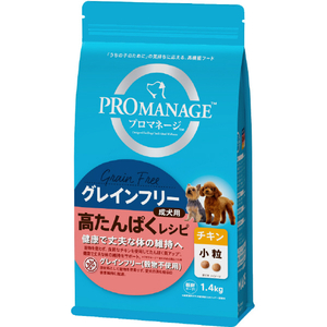 マースジャパンリミテッド プロマネージ 成犬用 高たんぱくレシピ チキン 小粒(1．4kg) ﾌﾟﾛﾏﾈｼﾞｺｳﾀﾝﾊﾟｸｺﾂﾌﾞ1.4KG-イメージ1