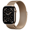 Apple Apple Watch Series 11 ゴールドチタニウムケースとゴールドミラネーゼループ - S/M MFD74J/A
