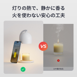 SWITCHBOT SwitchBot キャンドルウォーマー ブラック W8302101-イメージ3