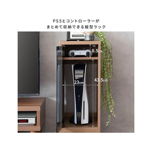 宮武製作所 ゲーム機ラック REGABO ブラウン FC931TB-GRK-003-イメージ5