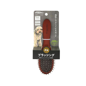 ドギーマン Natural Style forDog 木製ブラッシングブラシ S FCJ947J-イメージ1