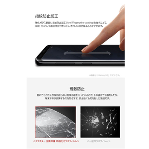 GLASTAR Galaxy S9用全面保護 3D強化ガラスフィルム GL12707S9-イメージ5