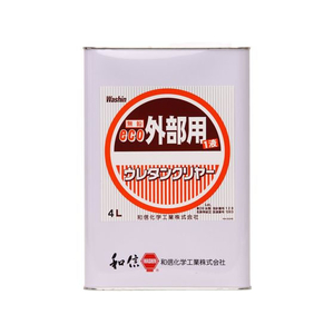和信ペイント エコ外部用ウレタンクリヤー つやあり 4L FCE817Z-952042-イメージ1