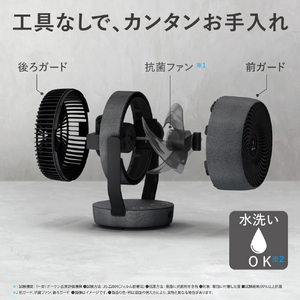 シャープ DCモーター搭載サーキュレーター ネイビー PK-18S02-A-イメージ8