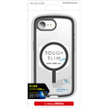 エレコム iPhone17e/16e用 TOUGH SLIM LITE ケース フレームカラー MAGKEEP ブラック PM-A25STSLFCMBK
