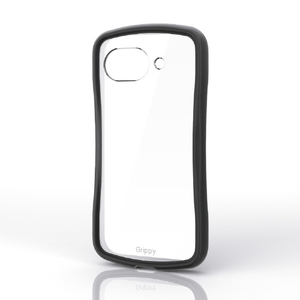 エレコム Google Pixel 10a用Grippy ハイブリッドケース フレームカラー 極限 ブラック PM-P261GRPFCKBK-イメージ1