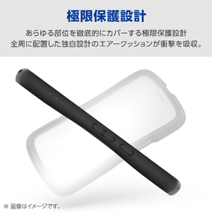 エレコム Google Pixel 10a用Grippy ハイブリッドケース フレームカラー 極限 ブラック PM-P261GRPFCKBK-イメージ5
