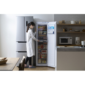 アイリスオーヤマ 【冷凍庫】195L 前開きタイプフリーザー ホワイト IUSN-20A-W-イメージ11