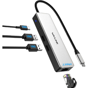 WAVLINK 2．5Gbps イーサネット 4-in-1 USB-C ハブ WL-UH3032G-イメージ1