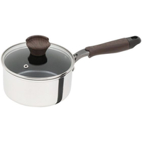 ＬＩＶ ＰＬＵＳ ベストコ 片手鍋 16cm ミラー ガラス蓋付き FCE229W-ND-321