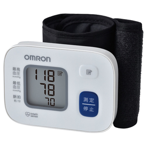 オムロン 自動血圧計 ホワイト HEM-6162-イメージ1