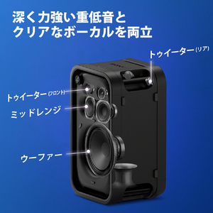 SONY ワイヤレスポータブルスピーカー ブラック SRS-ULT700 Z-イメージ4
