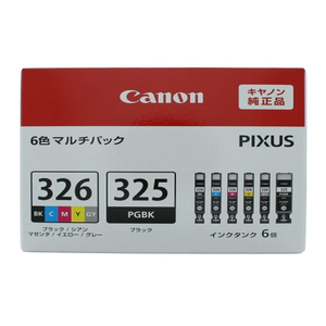 キヤノン インクタンク BCI-326+325/6MP マルチパック F855154-4713B002-イメージ1