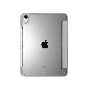 araree iPad Air(M3/M2/第5世代/4世代)用A FOLIO ペンホルダー付きハイブリッドケース ウォームグレー AR27709-イメージ3